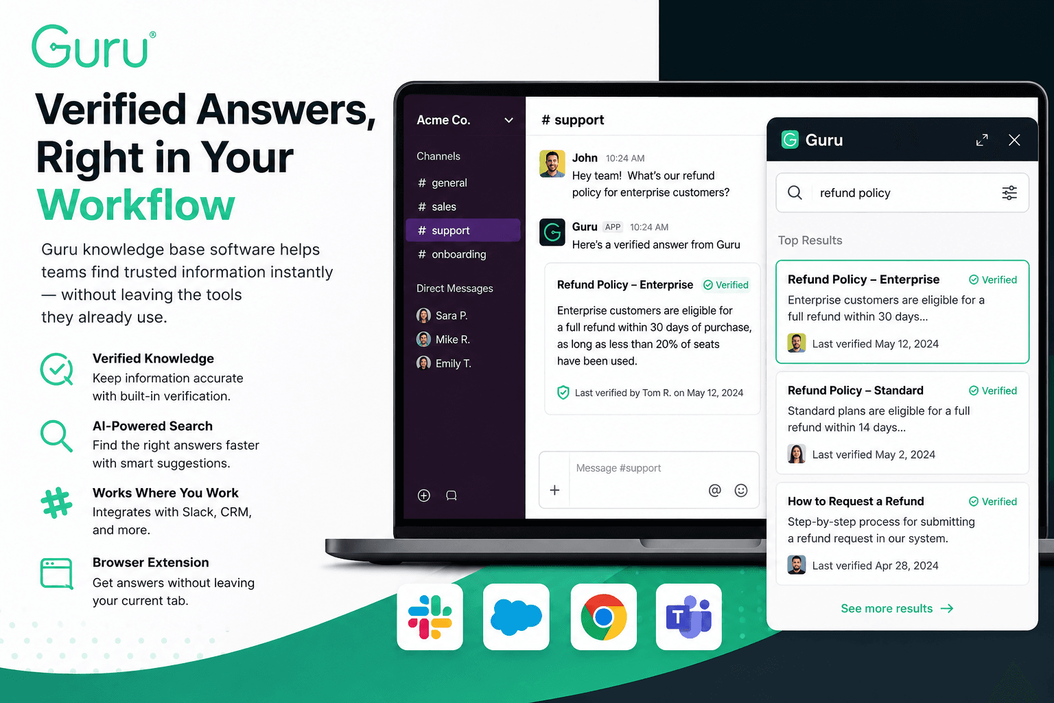 Guru Knowledge Base Software