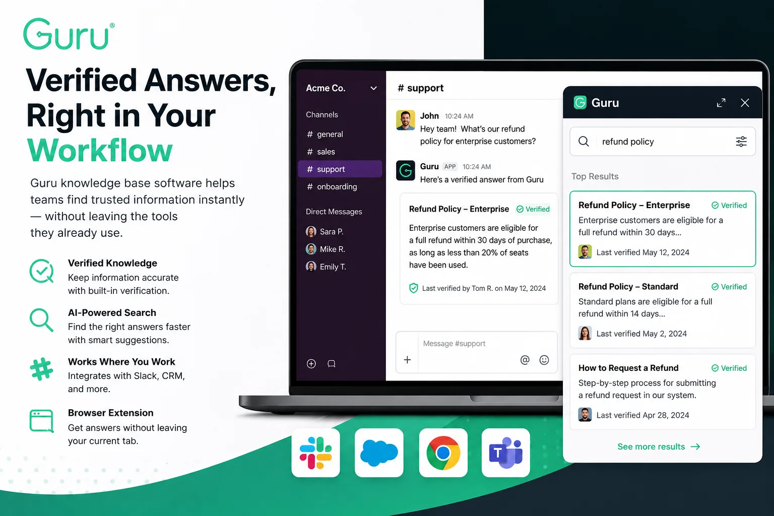 Guru Knowledge Base Software