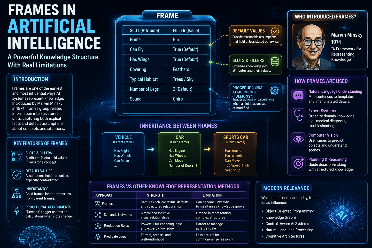 Frames in Artificial Intelligence